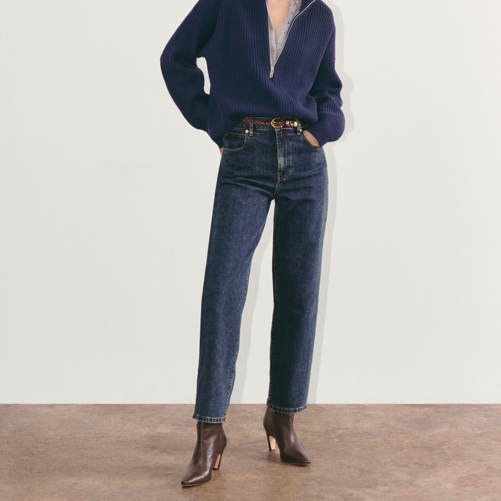 NWT EVERLANE The Way High Jean Size 34 Crop